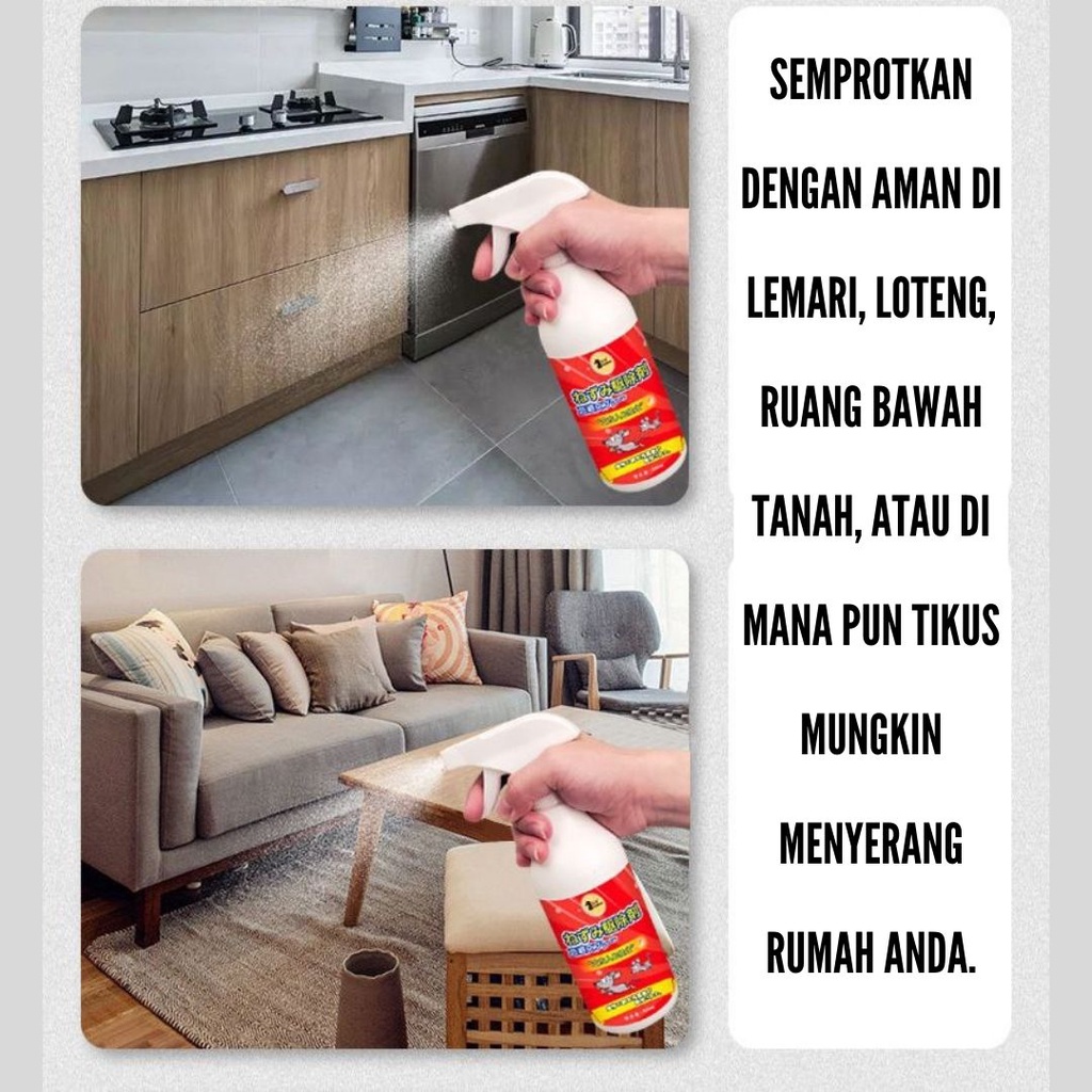 Semprotan Obat Pengusir Tikus Ampuh 500ML FEZONE