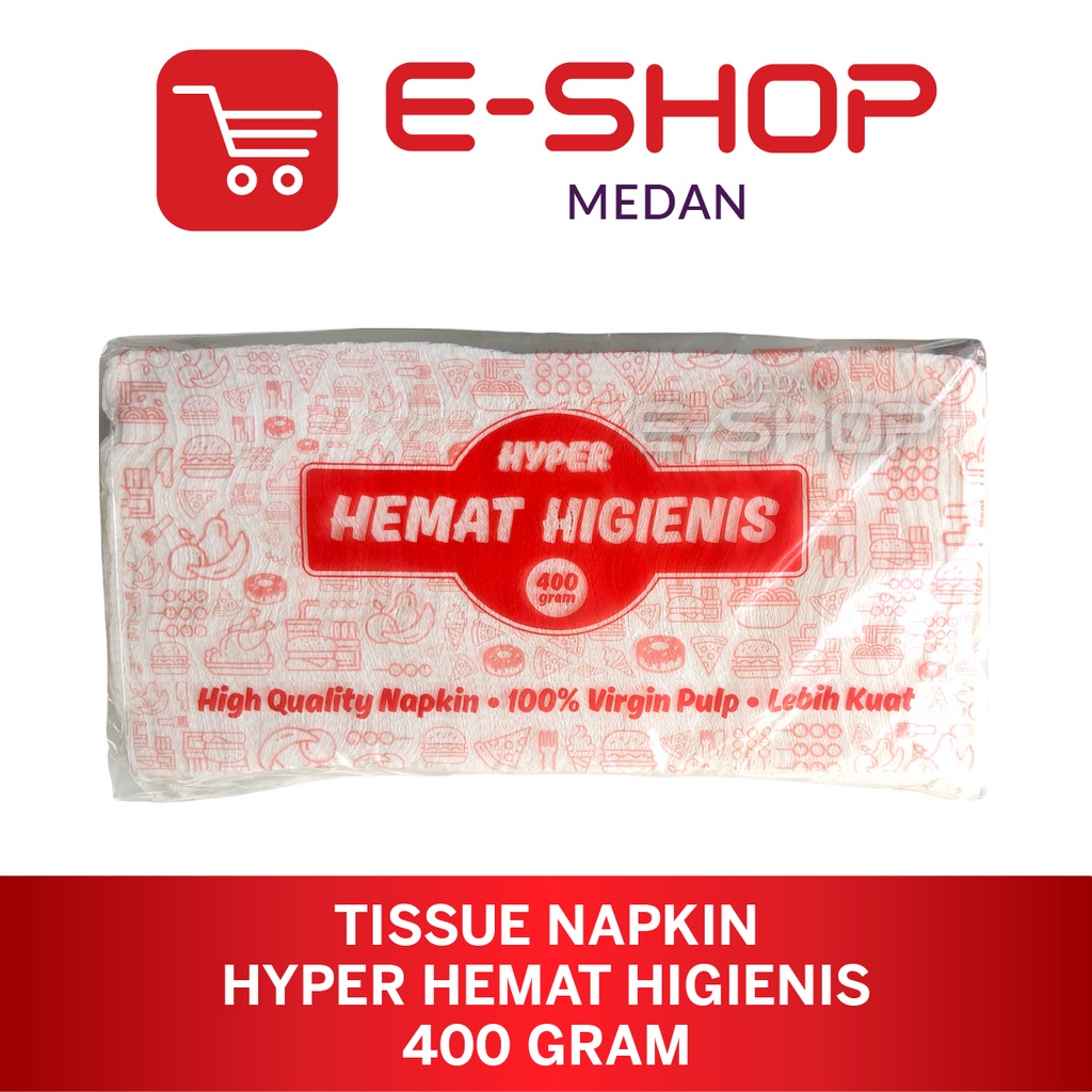 Tisue Tissue HYPER Napkin Luncheon Towel HEMAT HIGENIS - 400 gram