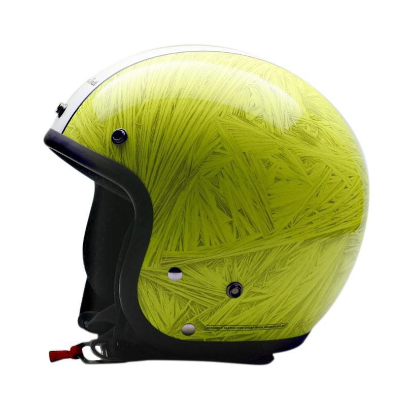 HELM CARGLOSS CFL HOWARD SMITH HALF FACE - MUTAN FZ YELLOW