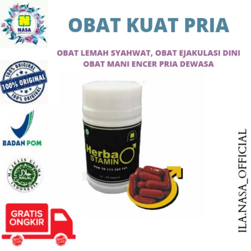 HERBASTAMIN NASA HERBAL PENAMNAH STAMINA PRIA DEWASA ORIGINAL NASA