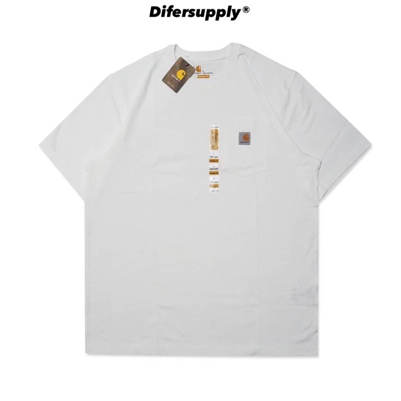 Carhartt K87 Pocket Tee White