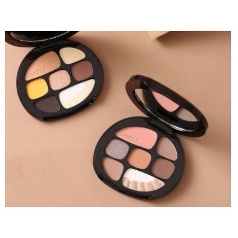 Lameila Eyeshadow Pallete 8 Warna Mutiara Matte Blush Glitter LS 5098