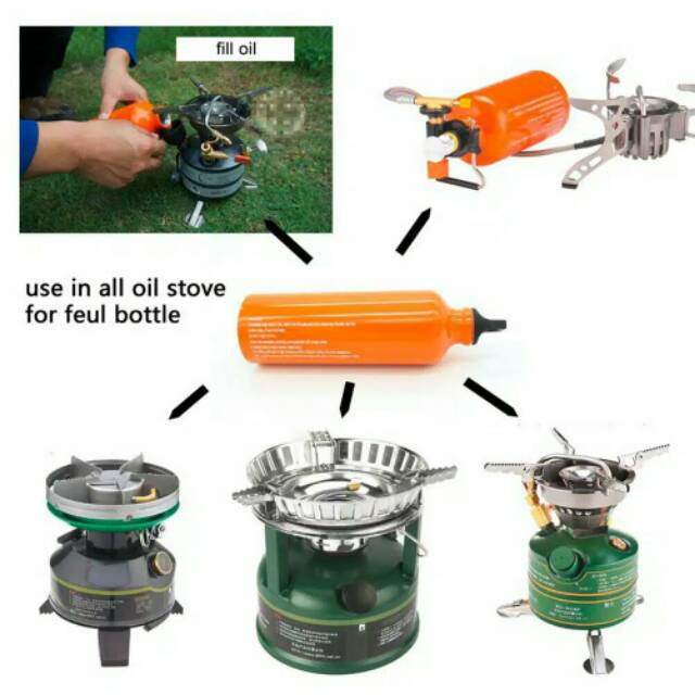 Botol BRS-101 750ml spirtus alkohol fuel bottle oil alcohol spiritus gas stove portable ultralight