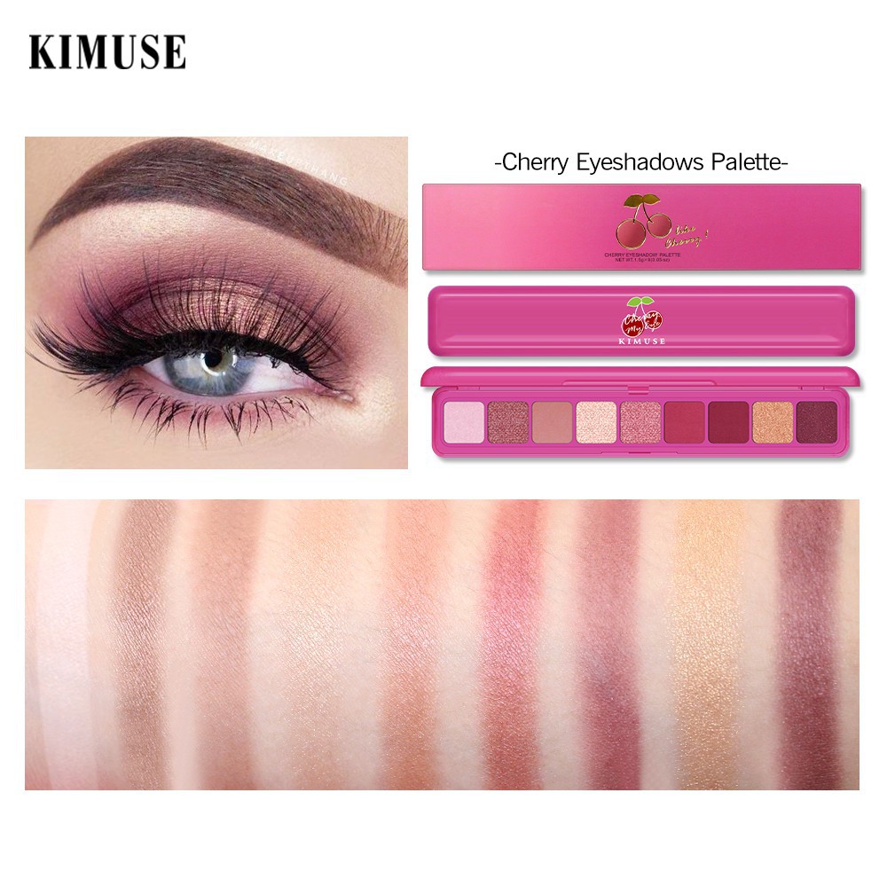 (READY &amp; ORI) Kimuse Eyeshadow Palette Peach / Cherry / Strawberry 330 331 332