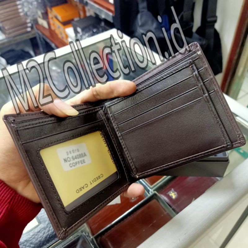 dompet Pedro 64088A Leather Damper Lipat Kulit Asli Premium Quality