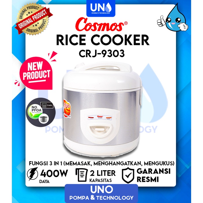 Cosmos Magic Com Rice Cooker Penanak Nasi CRJ-9303 / CRJ 9303 / CRJ9303