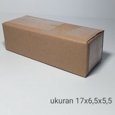 

kardus ukuran 17x6,5x5,5