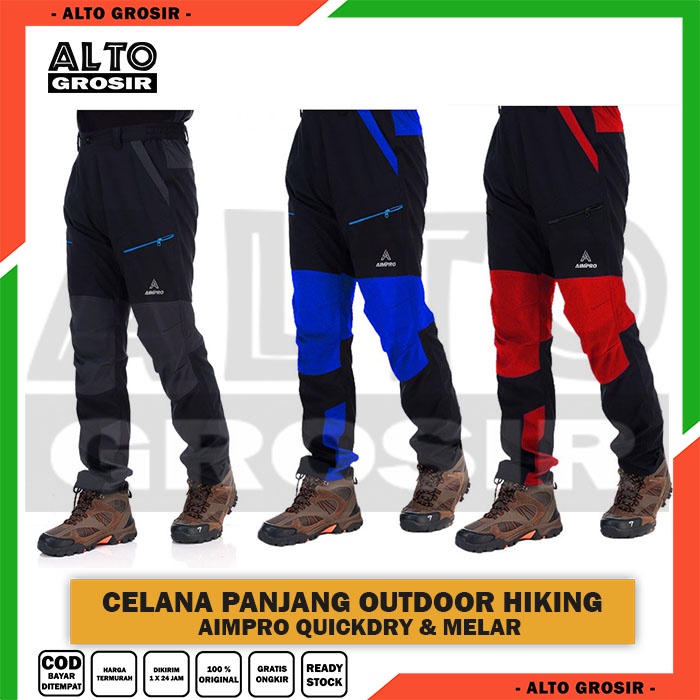 CELANA GUNUNG QUICK DRY PRIA WANITA PANJANG AIMPRO OUTDOOR HIKING ANDES MENDAKI SURVIVAL