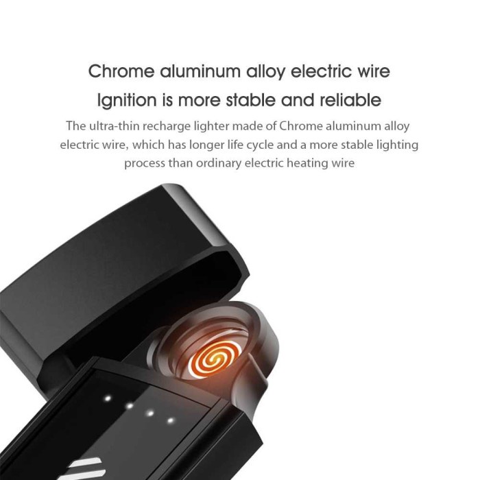 Korek Api Elektrik Touch Rechargeable Lighter Xiaomi Beebest