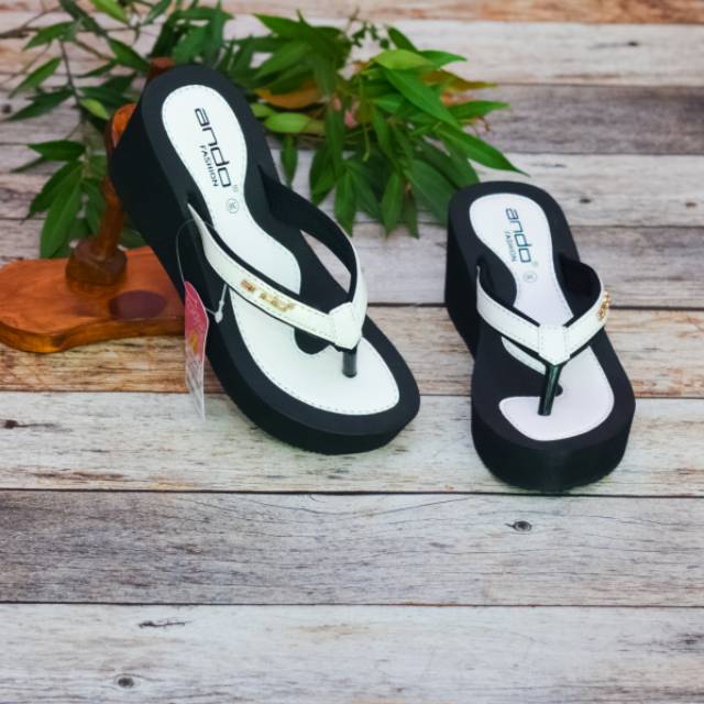  SANDAL  WEDGES WANITA TERBARU ANDO  AWKARIN SIZE 36 40 