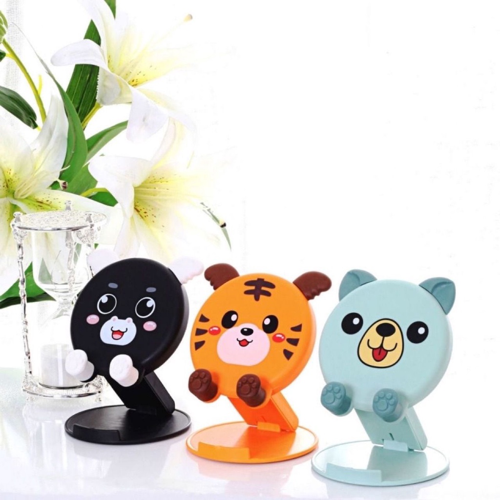 PH001 Stand holder HP Penjanggalan hp karakter lucu dudukan hp karakter