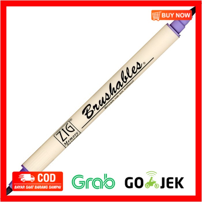 

(BISA COD) ZIG Kuretake Brushables (MS-7700) - Pure Violet
