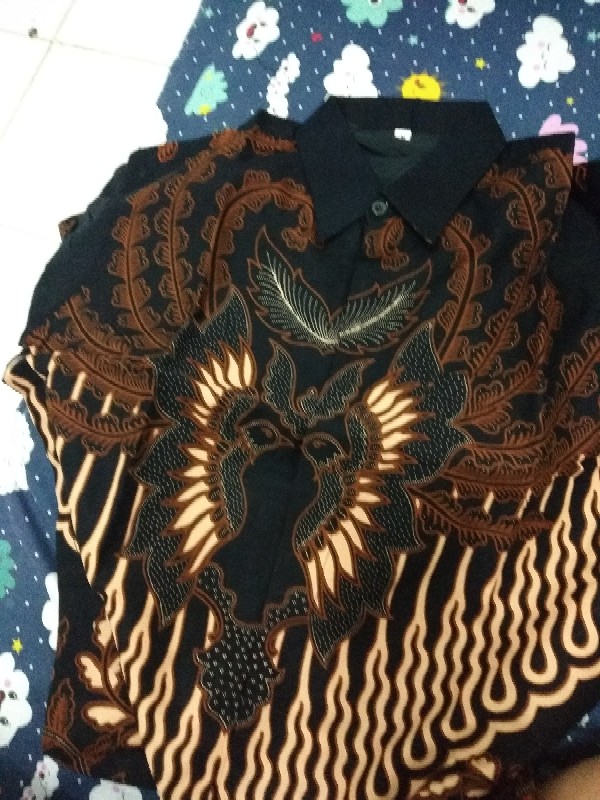 Hutama Batik Lengan Panjang Full Furing Katun Halus Sragenan Hq Size M-xxl Batik Solo