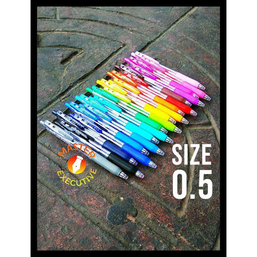 

Diskon Zebra Sarasa Clip Japan 0.5 Gel Ink Rollerball / Pulpen Jel Mix Color Promo