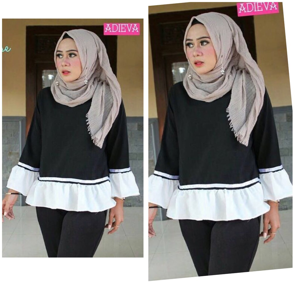 [Leza blouse NI] Blouse Wanita Katun Varian Warna