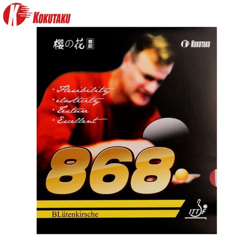 KOKUTAKU 868 Bluetenkirsche karet bat pingpong isi 2 pcs/ karet pingpong kokutaku