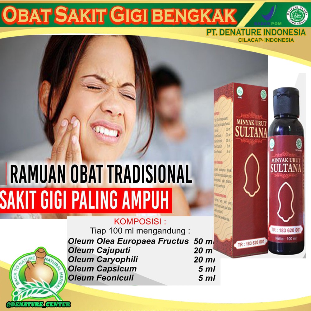 Minyak Sultana Obat Sakit Gusi Bengkak Herbal Sakit Gigi Sembuh Dalam Sekejap Shopee Indonesia