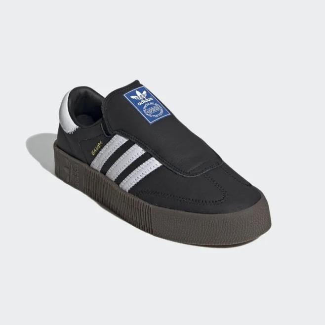 Wtb007 Sepatu Sneakers Adidas Wmns Sambarose Eazy Core Black Original