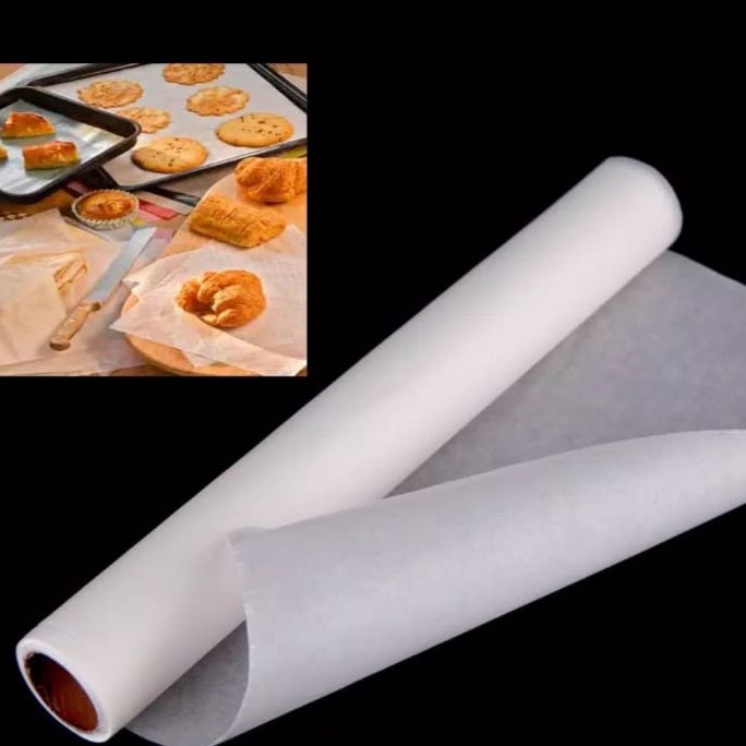 Baking Paper / Alas Kertas Roti Anti Lengket, panjang 5 meter