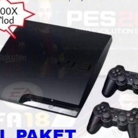 PS3 slim 500gb seri 2500x CFW terbaru