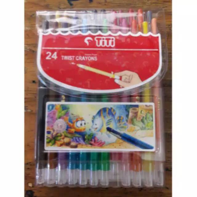 

Croyon putar joyko isi 24 warna
