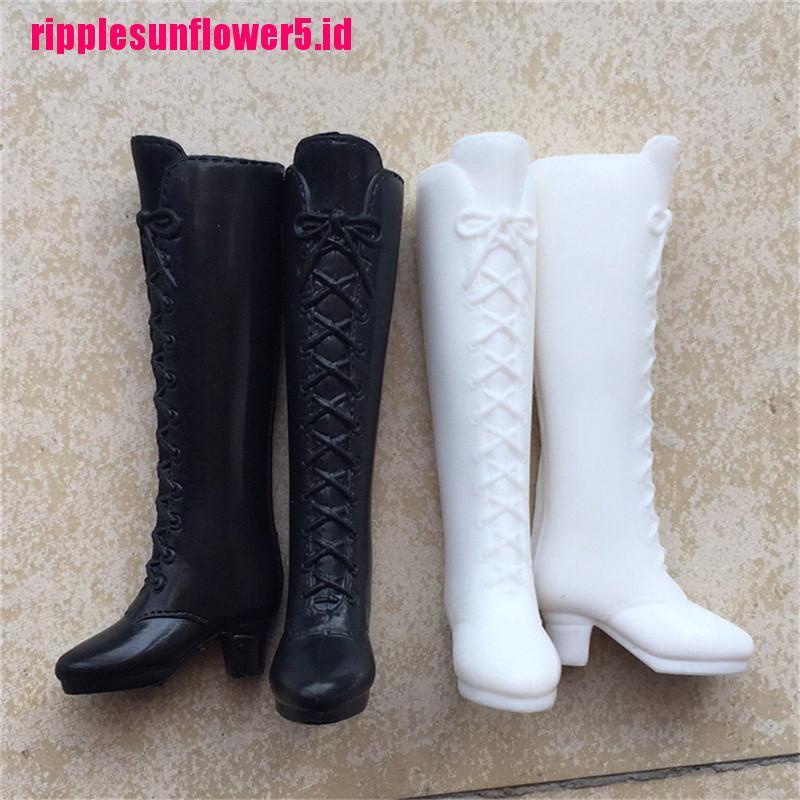 Sepatu Boots High Heels Casual Untuk Boneka Barbie