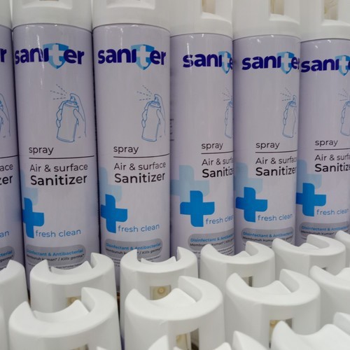 SPRAY DESINFEKTAN SANITER AIR SANITIZER AEROSOL 400ML / DUS ISI 12