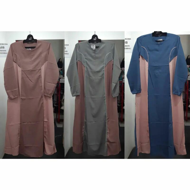 Exo Dresslim Grisel - Baju Gamis Rabbani Grisel - Dresslim Rabbani - Gamis Terbaru Rabbani
