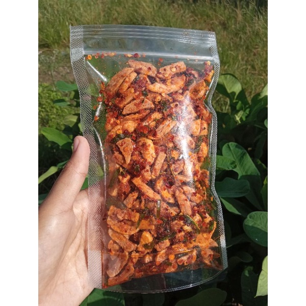 

jajanan hits Basreng stick pedas daun jeruk 130gr