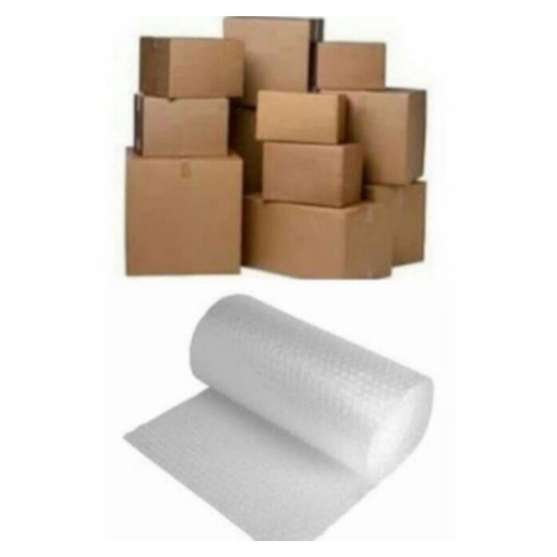 

Tambahan bubble wrap untuk keamanan packingan