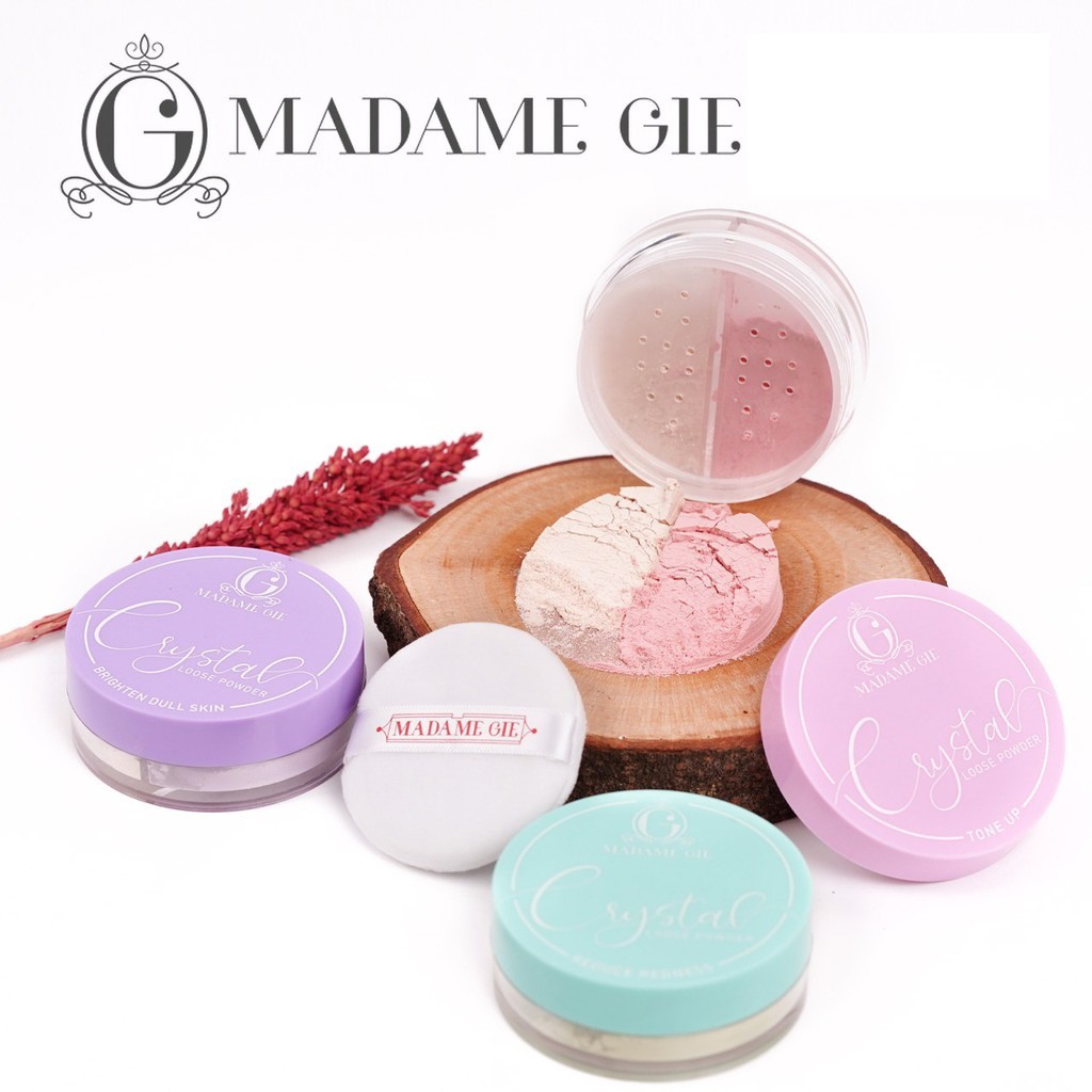 POKY - Madame Gie Crystal Loose Powder - MakeUp Bedak Tabur