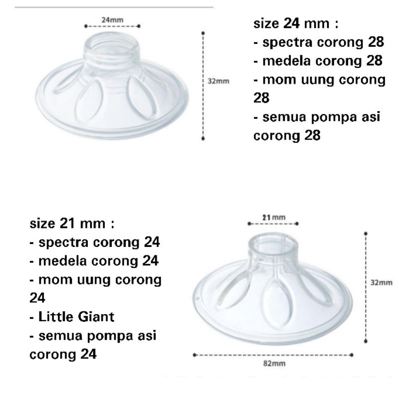 Silicon Cushion Bantalan Corong Pompa ASI silicon untuk Corong Pompa ASI