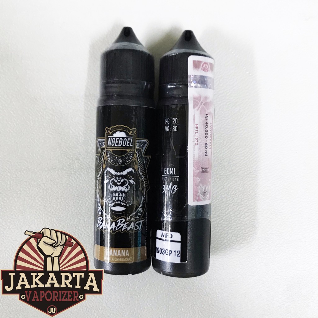 Ngeboel Banabeast 60ml Liquid Creamy Banana Vanilla Cheesecake