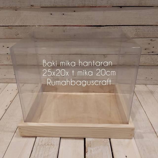 Baki kayu pinus mika buat hantaran