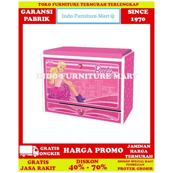Rak Sepatu Lemari Tempat Shoe Rack  Anak Kea Panel Barbie