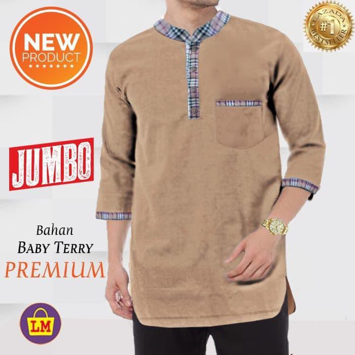 TJ KAOS KOKO MUSLIM JUMBO XXXL BURBERRY NEW