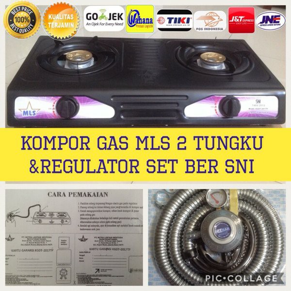 KOMPOR GAS MLS DAN REGULATOR CAISAR BER SNI RA1886 CC Home