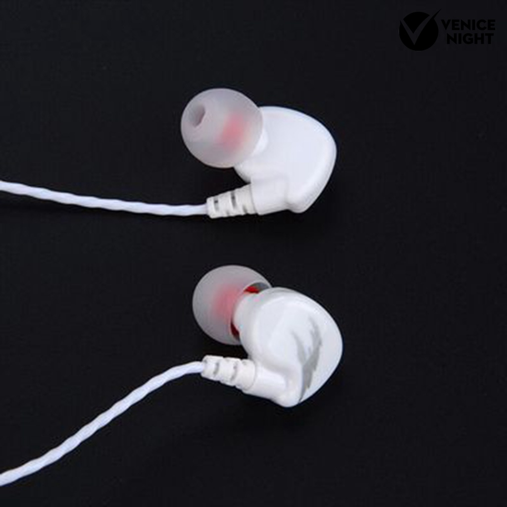 (VNEP) (Berkabel) V2 Earphone Mega Bass Nyaman Sensitif Untuk Olahraga