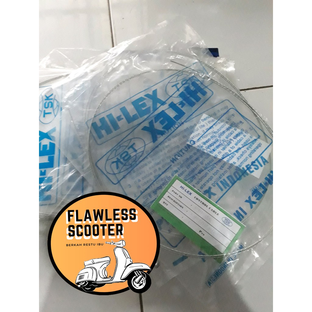 Kabel tali dalam inner kopling gigi perseneling all vespa ori tsk