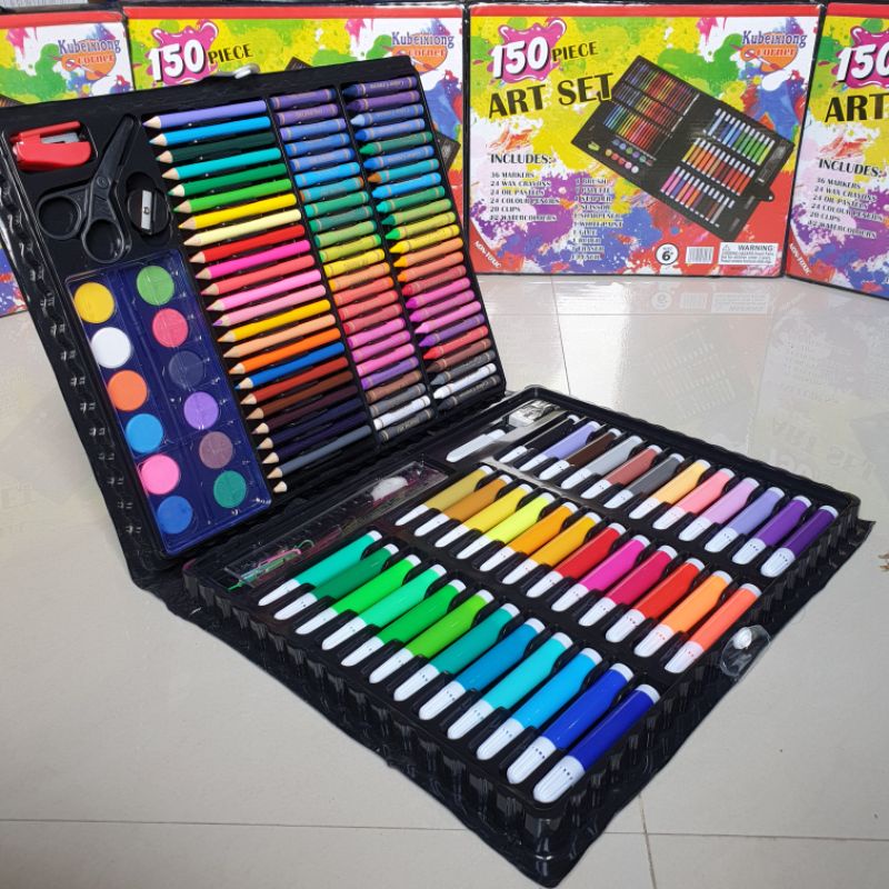

Crayon Set 150pcs / Pensil Warna Set 150pcs / Menggambar Mewarnai Melukis