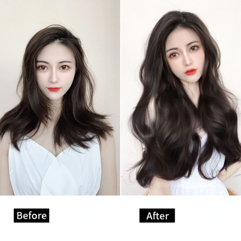 4 Klip Extension Rambut Gaya Trendy Tebal Anti Shock Untuk Wanita