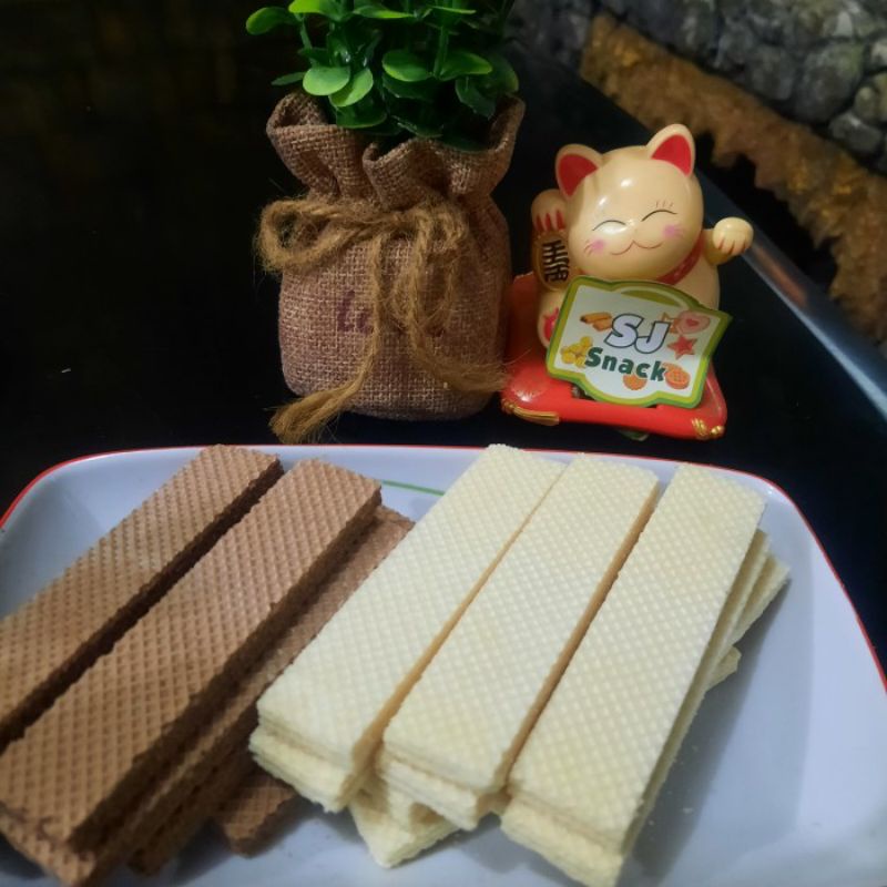 1kg wafer coklat/vanila/ WAFER berkualitas 1000gr wafer