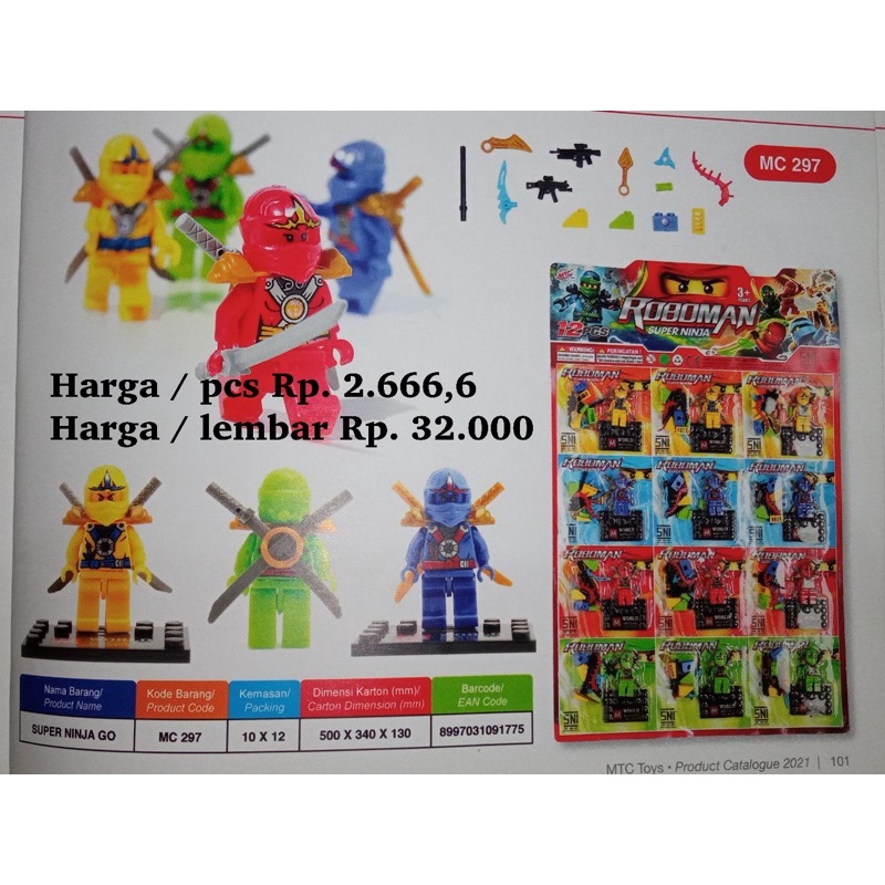 mainan roboman / super ninja / fancy /mainan lego