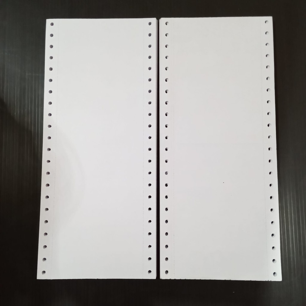 

Dck Continuous Form 1 ply WARTEL 9 1/2 " x 11" / per 200 Lembar / Kertas Komputer 1 ply Wartel