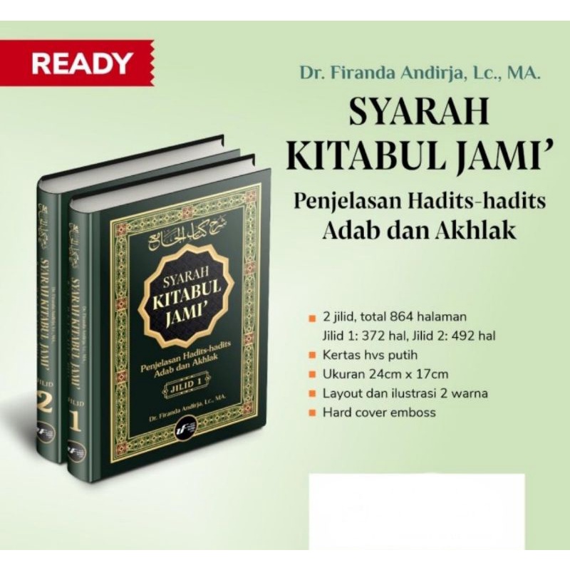Syarah Kitabul Jami (Jilid 1 & 2) by Ustadz Firanda