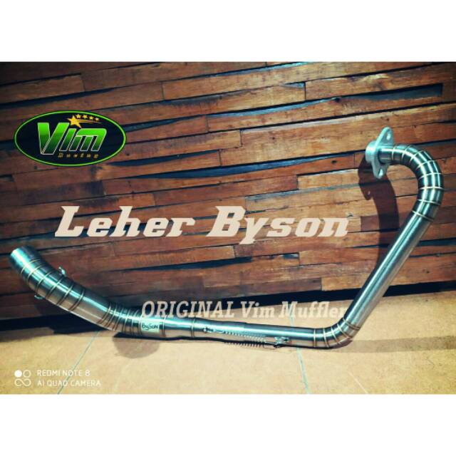 Leher knalpot byson. Header knalpot byson. Pipa knalpot byson. Leher knalpot byson fullstenlis