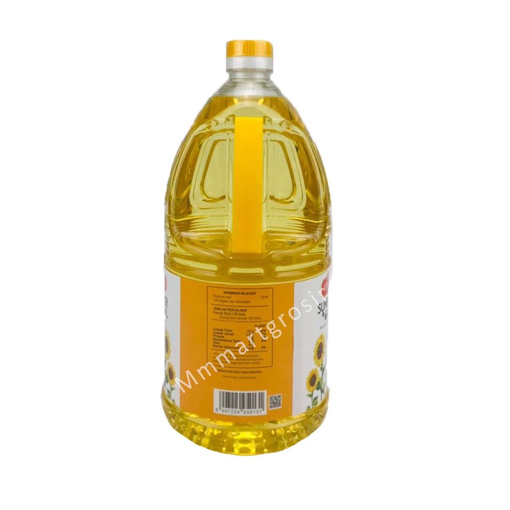 Lily Flower Oil / Minyak Goreng / Minyak Biji Bunga Matahari / 2Liter