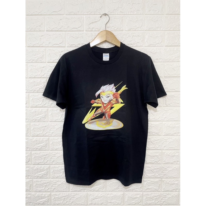 Kaos distro pria hitam Mobile Legends - Chou Hero