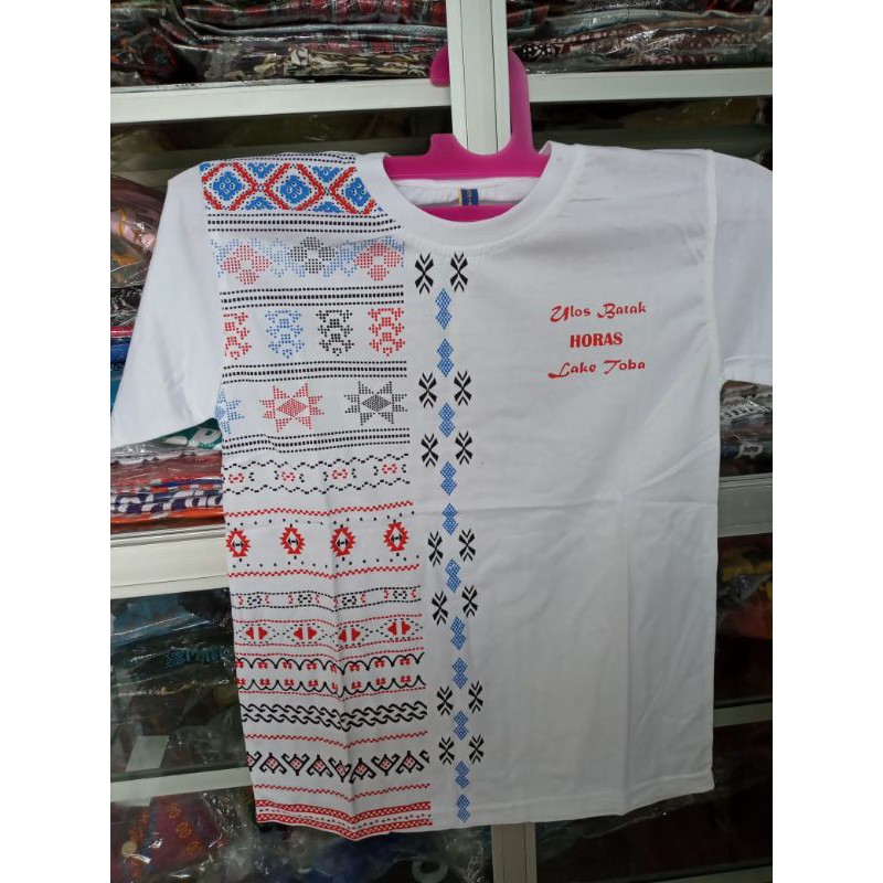 baju kaos ulos batak lake toba cewek/cowok