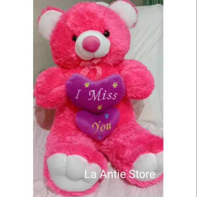 teddy bear jumbo pink